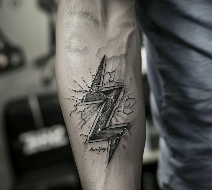 xăm thần thoại nam cá tính